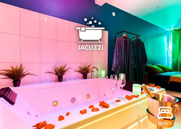 Narbnb - Eden Suite - Jacuzzi - Parking - Clim